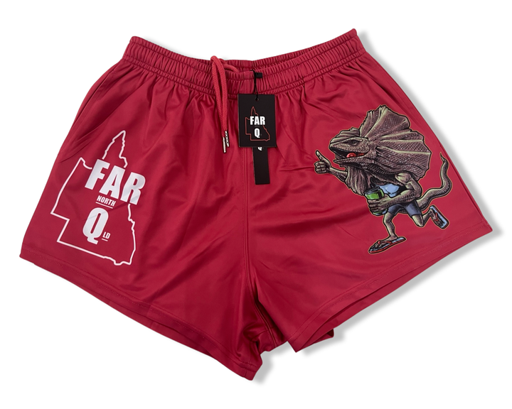 Footy Shorts - Frill Neck Lizard